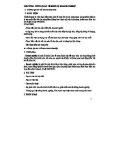 CHƯƠNG 1 TỔNG QUAN VỀ KHỞI SỰ DOANH NGHIỆP - KHÓA HỌC KHỞI-SỰ-DN