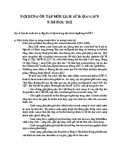 Đề cương ôn tập Môn Lịch sử Đảng | Đại học Bách Khoa Hà Nội