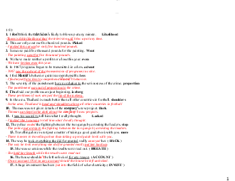 Bài tập môn Tiếng Anh thương mại - Viết lại câu với idioms