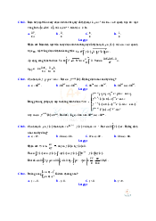 Đề ôn tập môn Giải tích 1 số 4 | Đại học Bách Khoa Hà Nội