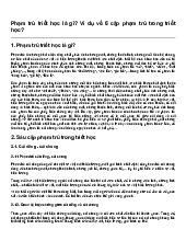 Phạm trù triết học là gì? Ví dụ về 6 cặp phạm trù trong triết học?