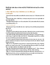 Khối khí xích đạo có tính chất là? Khối khí chí tuyến có tính chất là