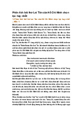 Phân tích bài thơ Lai Tân của Hồ Chí Minh chọn lọc hay nhất