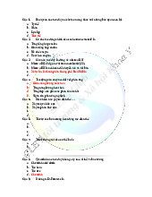 Trắc nghiệm Giữa Kỳ Sinh Di Truyền | Đại học Y Dược Thành phố Hồ Chí Minh