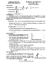 Đề giữa kì 2 Toán 9 năm 2024 – 2025 trường THCS Nghĩa Tân – Hà Nội.