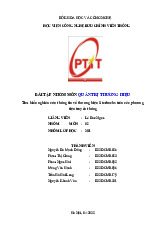 Bài tập nhóm: Nghiên cứu thương hiệu Starbucks môn Quản trị thương hiệu | Học viện Công Nghệ Bưu Chính Viễn Thông