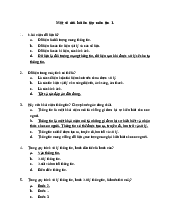 Tài liệu tổng hợp. Tổng hợp các câu hỏi ôn tập Tin 1