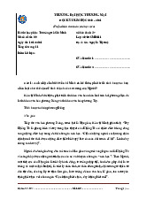 Bài thi học phần: Tư tưởng Hồ Chí Minh - Mã số đề thi: 09 | Trường Đại học Thương Mại