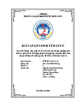Vấn Đề Doanh Nghiệp Khi Đầu Tư Quốc Tế | Môn Kinh tế đầu tư - Đại học Kinh Tế Quốc Dân