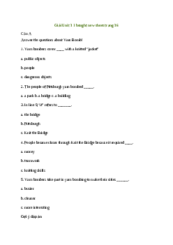 Giải Tiếng Anh 7 Unit 3: Comprehension | Explore English