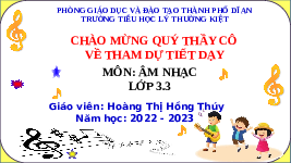 Giáo án điện tử Âm nhạc 2 Chủ đề 6 Cánh diều: Em yêu âm nhạc