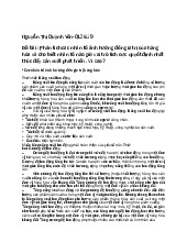 Đề bài : Phân tích các nhân tố ảnh hưởng đến giá trị của hàng hóa và cho biết nhân tố nào giữ vai trò tích cực quyết định nhất thúc đẩy sản xuất phát triển . Vì sao? môn Chủ nghĩa xã hội và khoa học  | Trường đại học kinh doanh và công nghệ Hà Nội