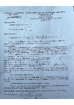 Đề thi tuyển sinh vào 10 môn Toán của Sở GD&ĐT Hải Dương năm học 2024 - 2025