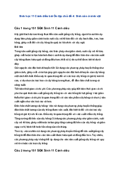 Sinh học 11 Cánh diều bài Ôn tập chủ đề 4: Sinh sản ở sinh vật