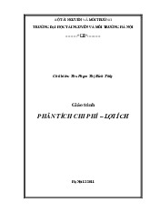 Phân tích chi phí & lợi ích - Môn quản trị học - Đại Học Kinh Tế - Đại học Đà Nẵng