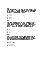 Câu hỏi ôn tập về sóng ánh sáng  - Cơ sở Vật lí | Đại học Sư Phạm Hà Nội