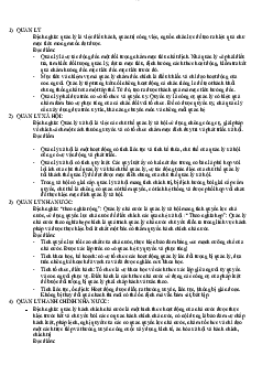 Lý thuyết về học phần Luật hành chính của trường đại học Luật Hà Nội