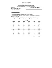 Experimental report 2 Measurement of magnetic field  Inside a solenoid with finite length môn Vật lý đại cương 2  | Học viện Công Nghệ Bưu Chính Viễn Thông