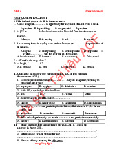 Tổng hợp đề tiếng anh cơ bản 2: Đề 1 | Học viện tài chính