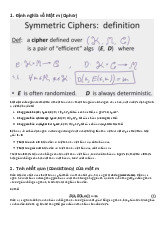 Mật mã và bảo mật: Một cái nhìn sâu sắc về One-Time Pad và tính nhất quán môn Mật mã ứng dụng | Trường Đại học Bách Khoa Hà Nội