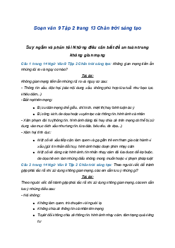 Soạn bài Những điều cần biết để an toàn trong không gian mạng (dành cho trẻ em và người sắp thành niên) | SGK Ngữ Văn 9 Chân trời sáng tạo (Tập 2)