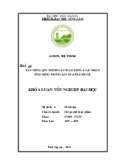 Quy trình sản xuất bột lá gai và bánh gai môn Kinh tế nông nghiệp | Trường Đại Học Thái Nguyên