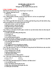 TOP 2 đề thi học kỳ 1 môn Tin học lớp 7 năm học 2024 - 2025 - Đề số 5, 6 | Bộ sách Cánh diều