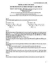 Đề thi Cấu trúc dữ liệu và giải thuật (14 câu) kỳ 1 năm học 2021-2022 | Trường Đại học Công nghệ, Đại học Quốc gia Hà Nội