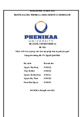 Hành vi tổ chức và phong cách lãnh đạo tại tập đoàn đa quốc gia Apple | Bài tiểu luận học phần Hành vi tổ chức | Trường Đại học Phenikaa