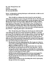 Bài tập môn triết học | Học viện Hành chính Quốc gia