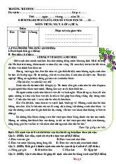 Bộ Đề Kiểm Tra Giữa Học Kỳ 1 Tiếng Việt 4 Kết Nối Tri Thức 2025-2026 Có Đáp Án