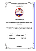 Truyền thông đại chúng trong trong quá trình thực hiện và đánh giá với chính sách hỗ trợ phát triển kinh tế hậu covid 19 của Việt Nam | Tiểu luận Truyền thông đại chúng trong chu trình chính sách công