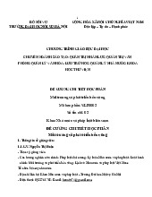 Đề cương Môi trường và phát triển bền vững | Đại học Nội Vụ Hà Nội