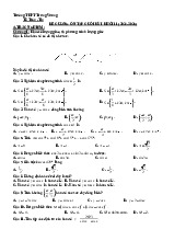 Đề cương cuối kỳ 1 Toán 11 năm 2024 – 2025 trường THPT Trưng Vương – Bình Định