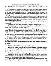 Ngân Hàng Câu Hỏi Thi Môn Cnxh Khoa học 2021 | Đại học Nội Vụ Hà Nội