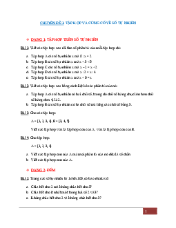 13 chuyên đề nâng cao môn Toán lớp 6
