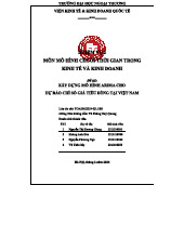 XÂY DỰNG MÔ HÌNH ARIMA DỰ BÁO CPI VIỆT NAM TOA 206 (2324 - 2)