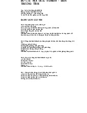 Bộ Câu Hỏi Trắc Nghiệm Chương 1 Điện Trường Tĩnh môn Vật lý đại cương 2  | Trường Đại học Bách Khoa Hà Nội