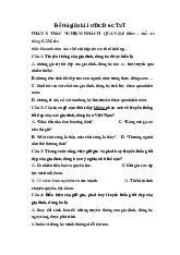Đề thi giữa học kỳ 1 môn Giáo dục công dân lớp 6 năm học 2024 - 2025 - Đề số 2 | Bộ sách Chân trời sáng tạo