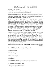 Đề thi giữa học kỳ 2 môn Ngữ Văn lớp 8 năm học 2024 - 2025 - Đề số 2 | Bộ sách Kết nối tri thức