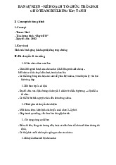 Ban sự kiện - kế hoạch tổ chức trò chơi cho team building k67 tcnh  môn Thống kê trong kinh tế và kinh doanh | Trường Đại học Kinh Tế Quốc Dân