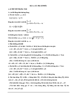 Các dạng bài tập VDC cực trị số phức Toán 12