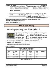 Đề Thi Kết Thúc Học Phần Tin Học | Đại học Kinh tế kỹ thuật công nghiệp