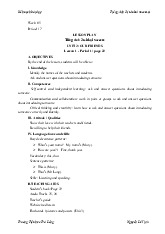 Giáo án môn Tiếng anh lớp 3 - Unit 3: Our friends | Bộ sách Global Success | Tiểu học ( Chương trình mới)