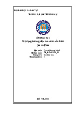 Xây Dựng Thương Hiệu Nước Detox GreenPure | Bài thảo luận quản trị thương hiệu