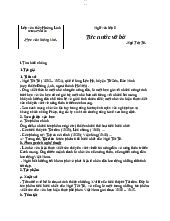 Đề cương Tức nước vỡ bờ - Kinh tế chính trị Mác Lênin | Trường Đại học Thủ đô Hà Nội