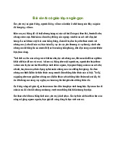 Bài văn tả cô giáo lớp 5 ngắn gọn - Tiếng Việt 5