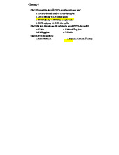 Bài tập KTCT Chương 4: Câu hỏi và Giải đáp chi tiết - KTCT