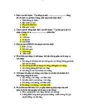 Tổng hợp 10 câu hỏi trắc nghiệm - Triết học Mác - Lênin | Trường Đại Học Công Đoàn