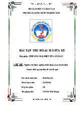 Phân tích kinh nghiệm triển khai các mô hình kinh doanh TMDT của shopee | Môn Thương mại điện tử căn bản - Trường Đại học Kinh Tế Quốc Dân